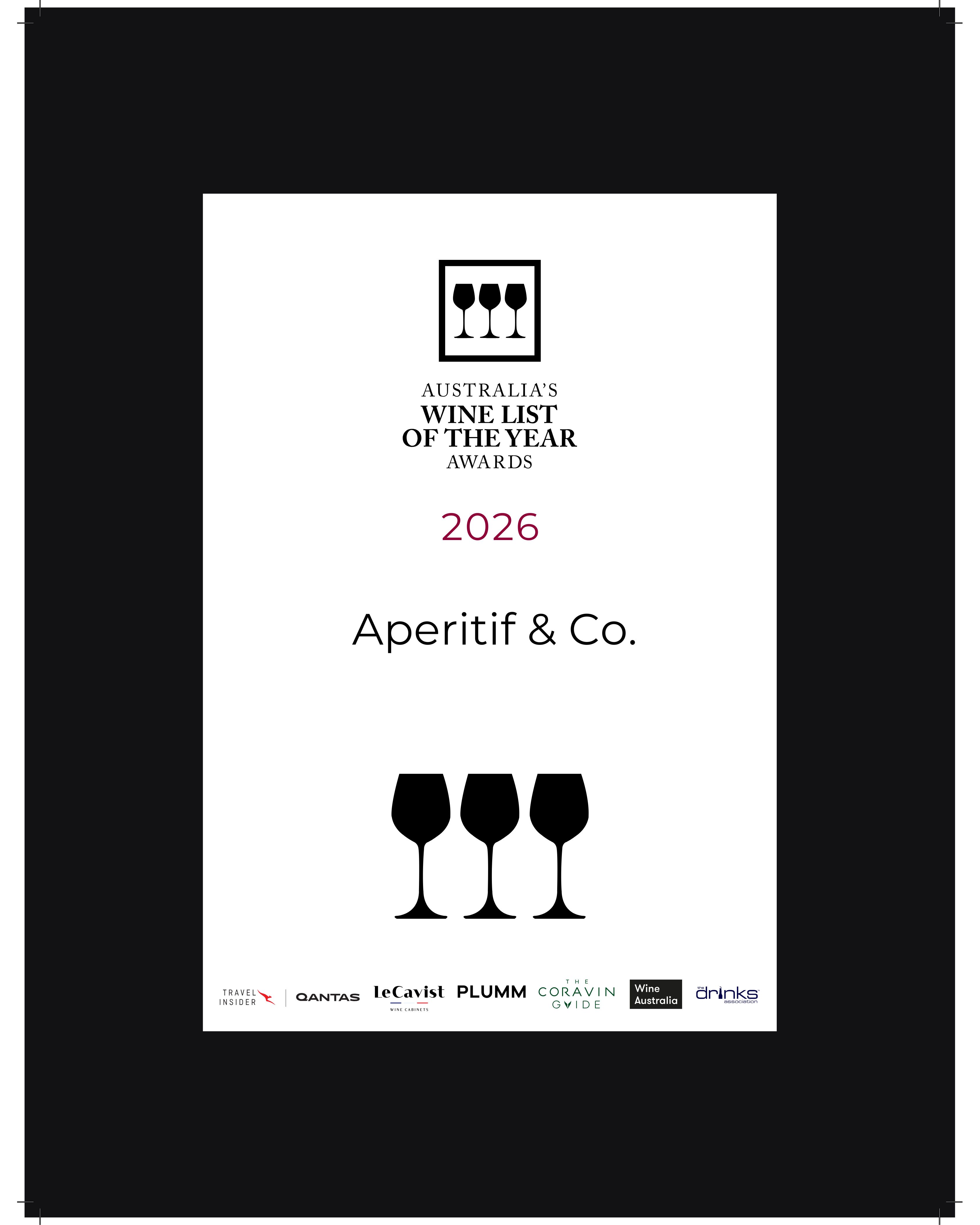 at Apéritif & Co, Summer Hill Sydney